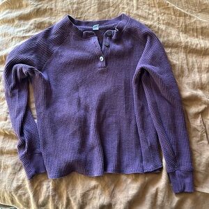 Old Navy Long-Sleeved Waffle Henley